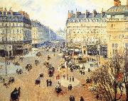 Camille Pissarro Winter afternoon, the French Theater Square France oil painting artist